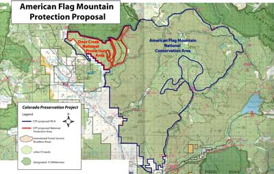 small image of American Flag map